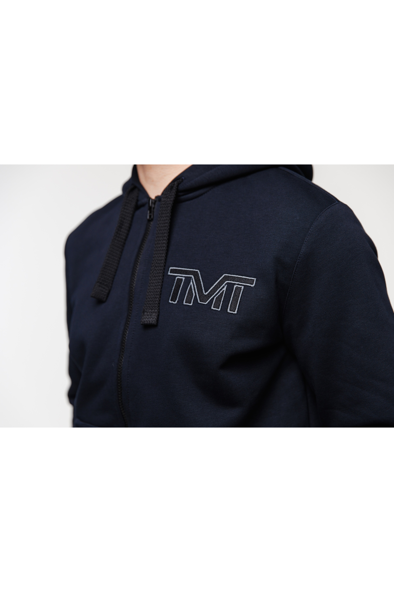 Спортивний костюм TMT The Money Team з капюшоном темно синій чоловічий