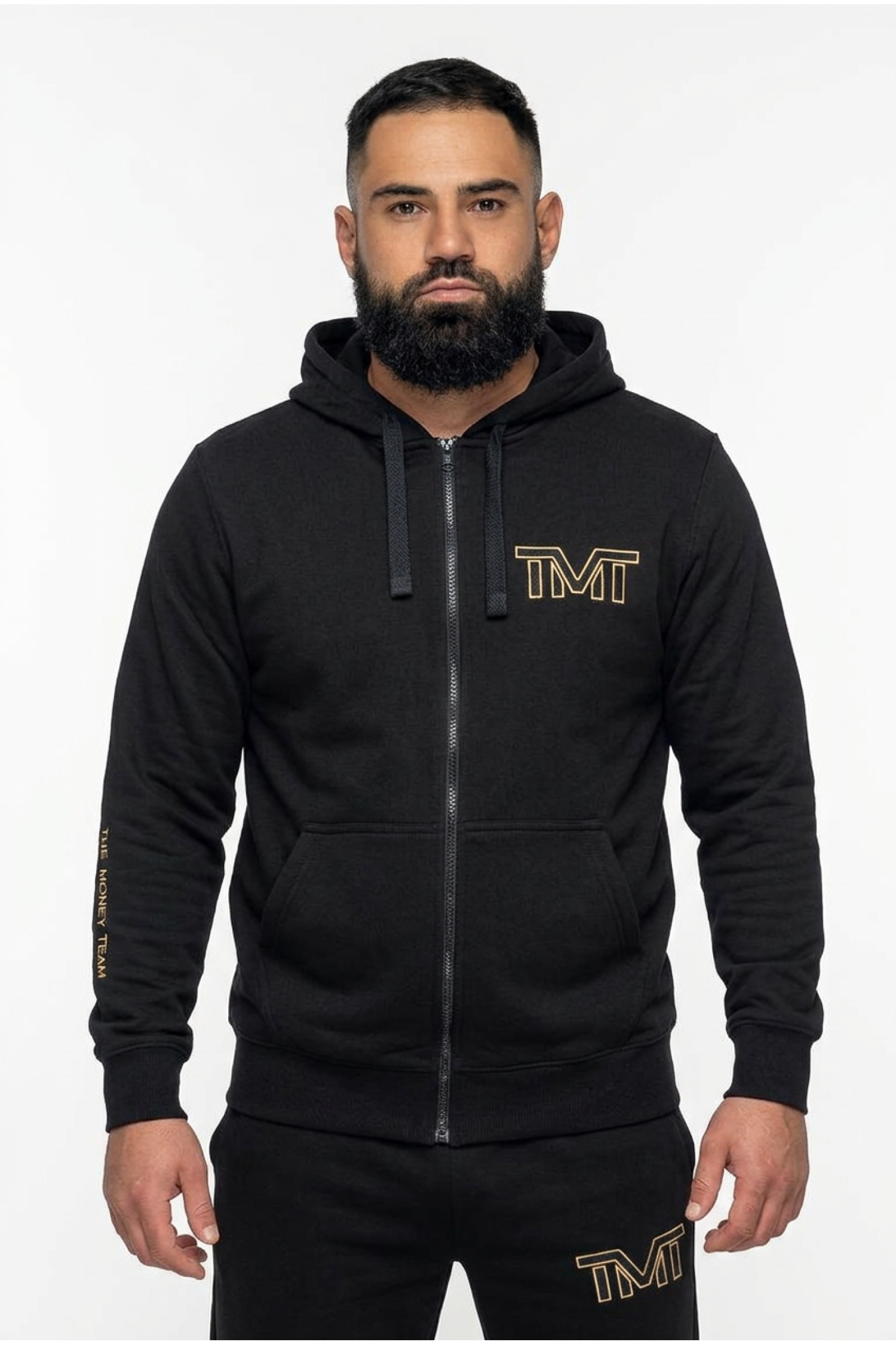 Спортивний костюм TMT The Money Team з капюшоном чорний чоловічий