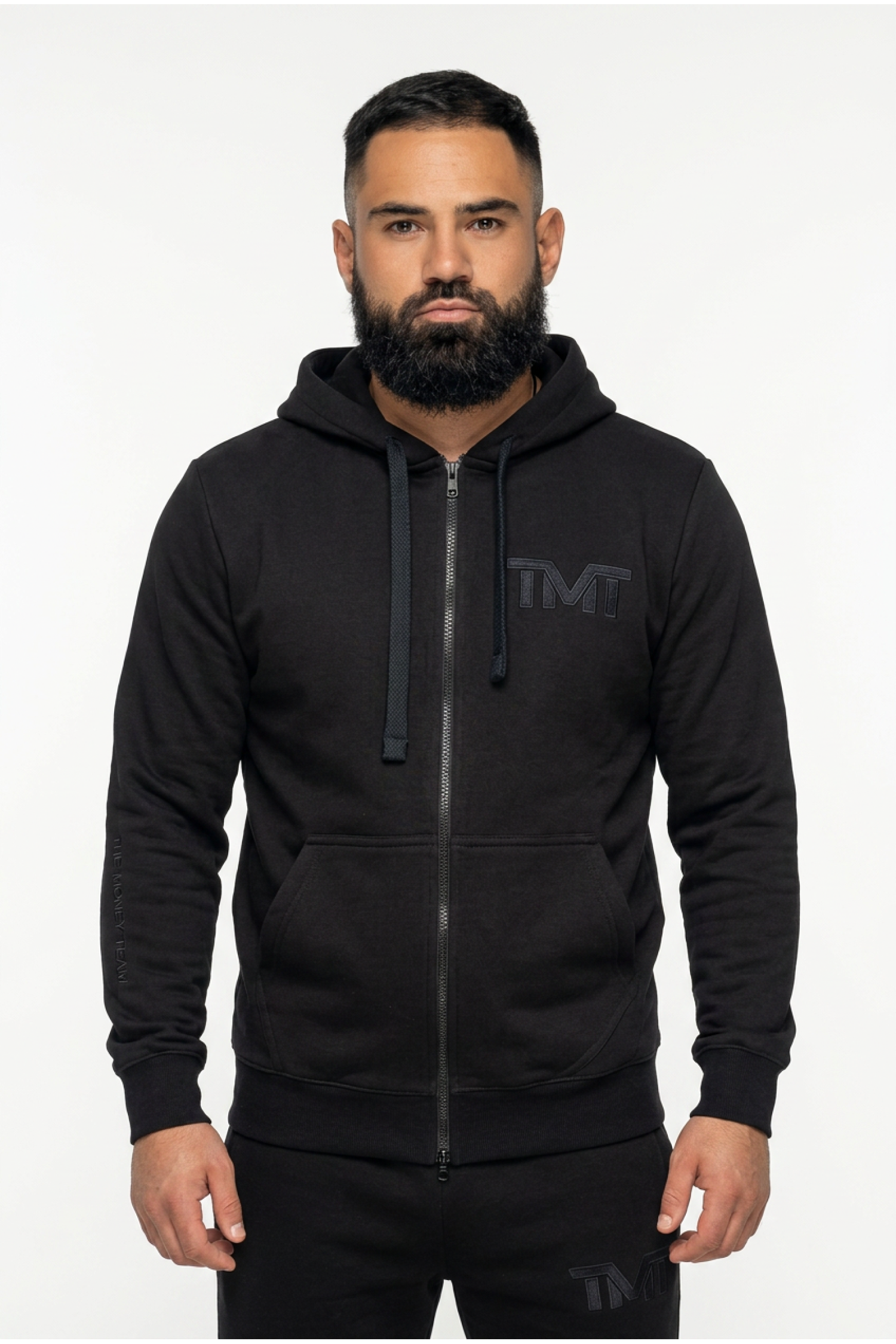 Спортивний костюм TMT The Money Team з капюшоном чорний чоловічий
