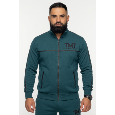 Спортивний костюм TMT The Money Team без капюшону лампаси чорні зелений чоловічий