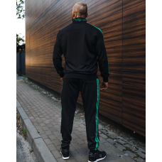 Спортивний костюм TMT The Money Team з лампасами без капюшону чорний чоловічий