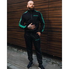 Спортивний костюм TMT The Money Team з лампасами без капюшону чорний чоловічий