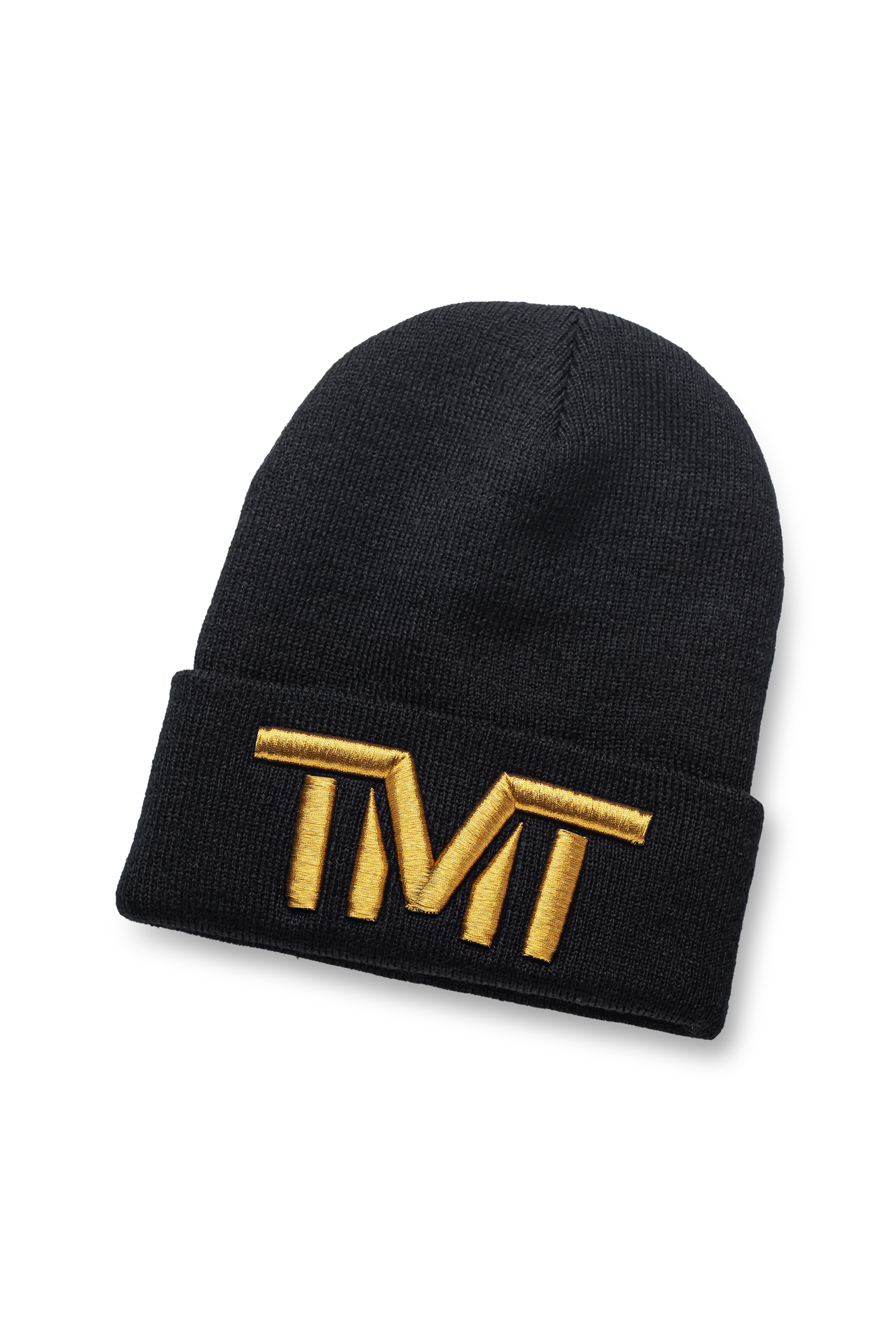Шапка ТМТ The Money Team чорна з золотим лого