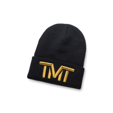 Шапка ТМТ The Money Team чорна з золотим лого