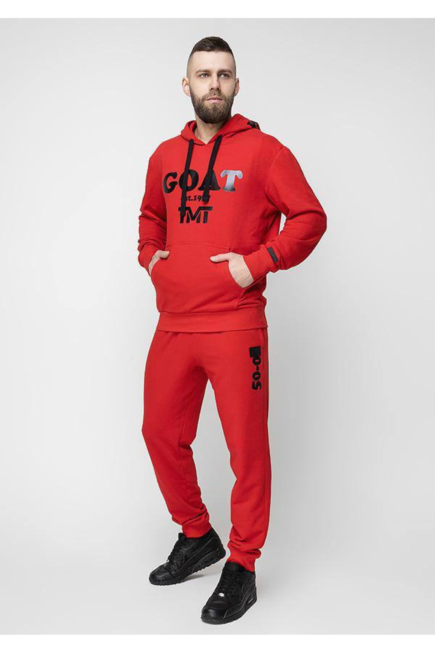 Спортивний костюм GOAT TMT The Money Team червоний чоловічий
