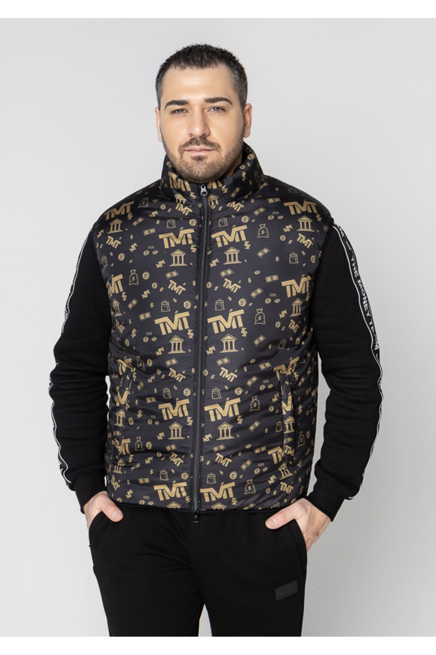 Жилет TMT The Money Team чорний чоловічий