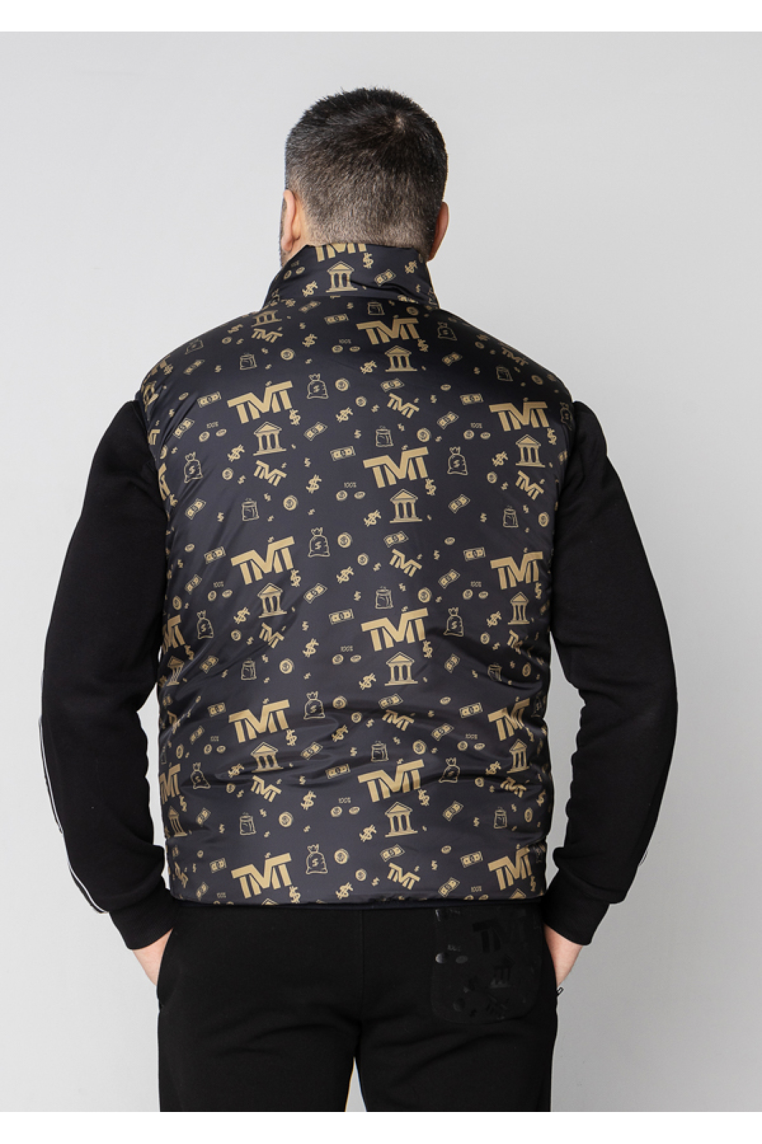 Жилет TMT The Money Team чорний чоловічий