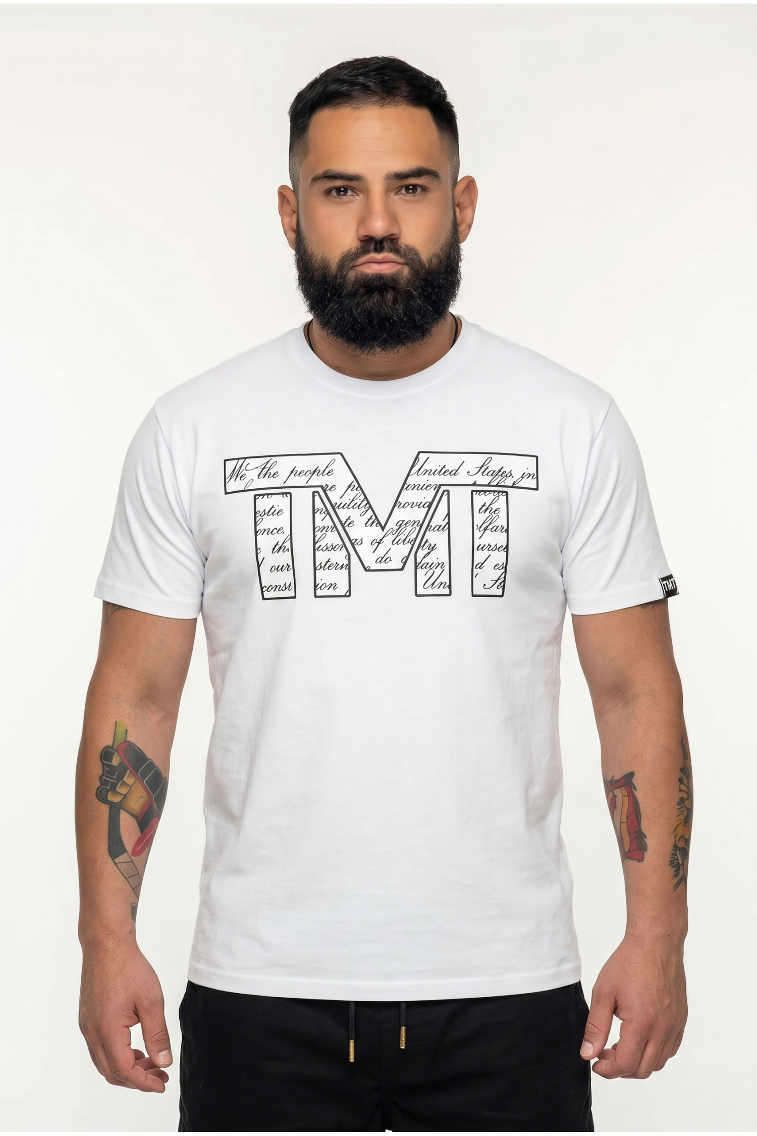  Футболка TMT The Money Team біла чоловіча