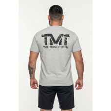  Футболка TMT The Money Team вінтаж лого світло-сіра чоловіча