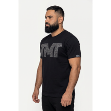 Футболка TMT The Money Team з графітовим лого чорна чоловіча
