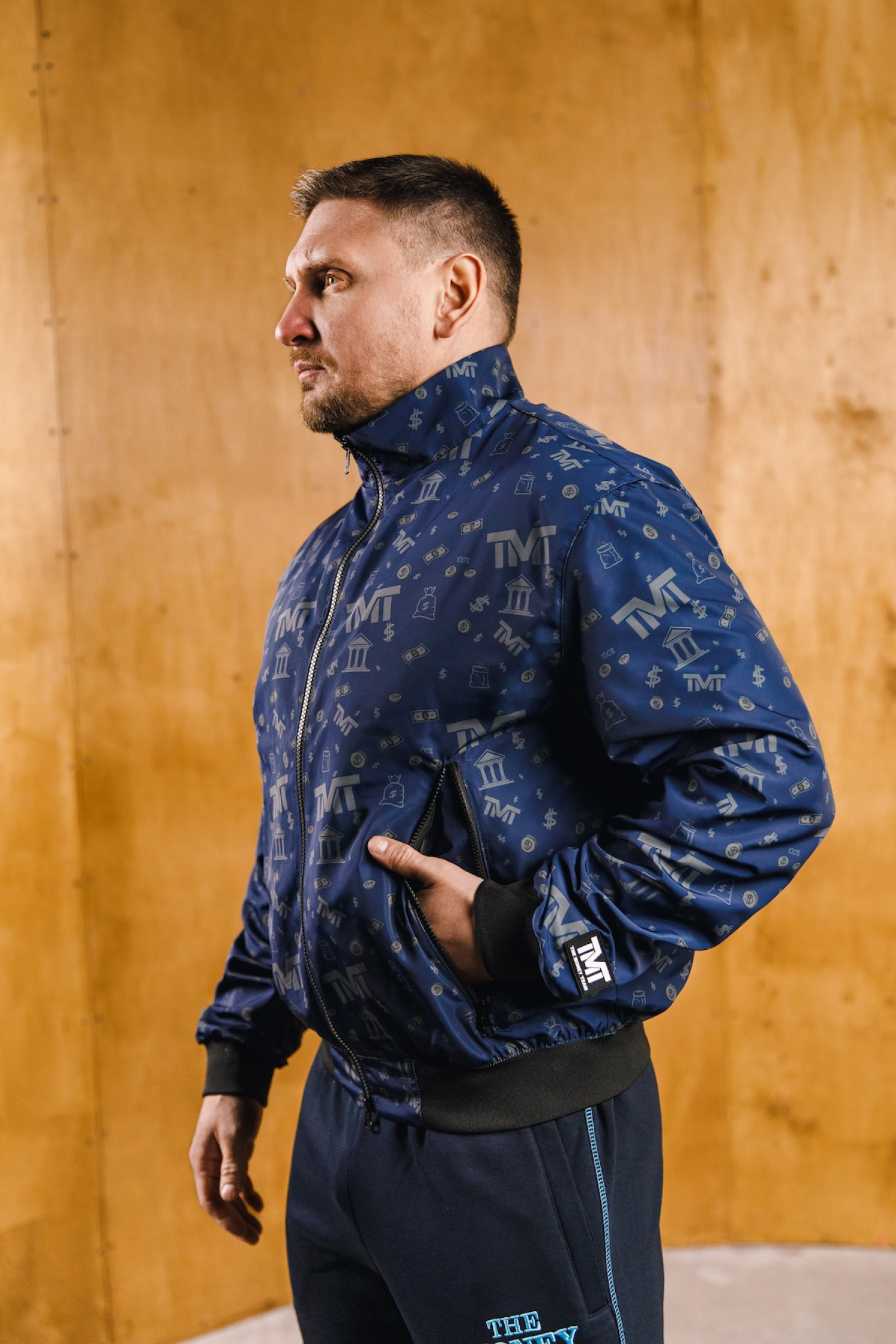 Вітрівка TMT The Money Team синя демісезонна чоловіча